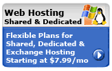 Web Hosting : Shared & Dedicated, cms hosting, windows hosting, linux hosting, joomla hosting, drupal hosting